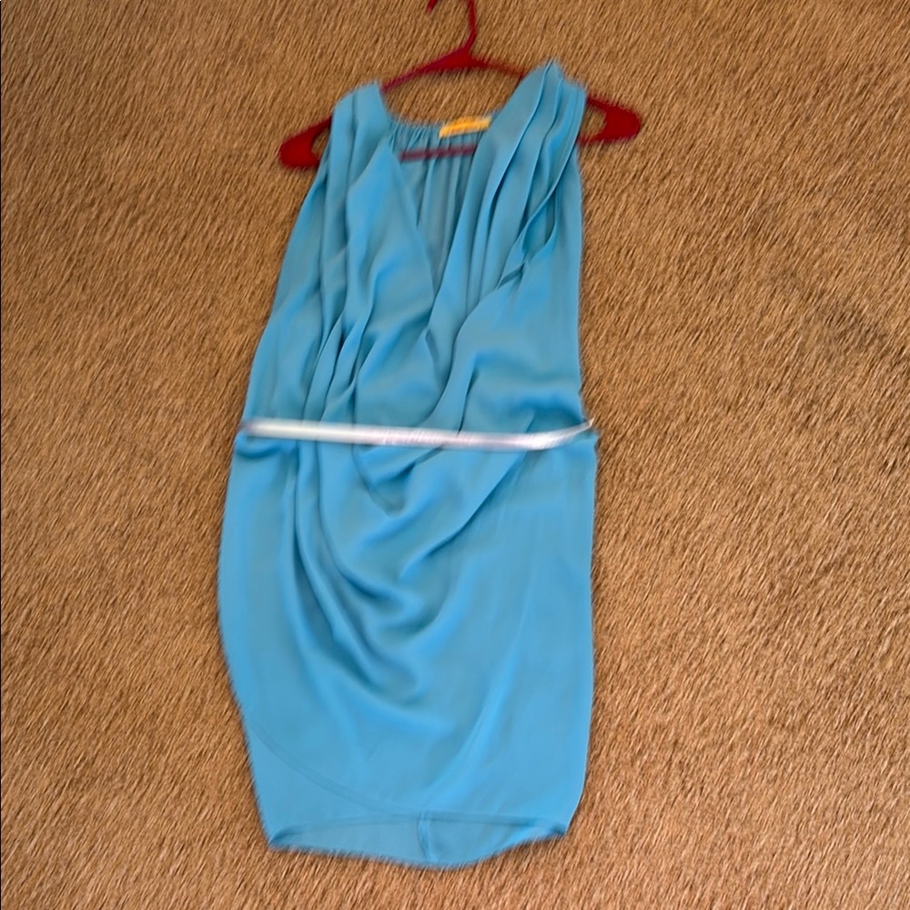 Elegant Blue Mini Dress